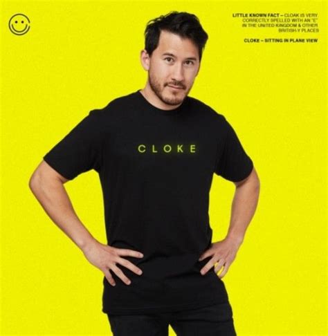 In 2018, Markiplier announced the launch of a new fashion brand called Cloak, in a joint venture with Jacksepticeye. . Cloak markiplier